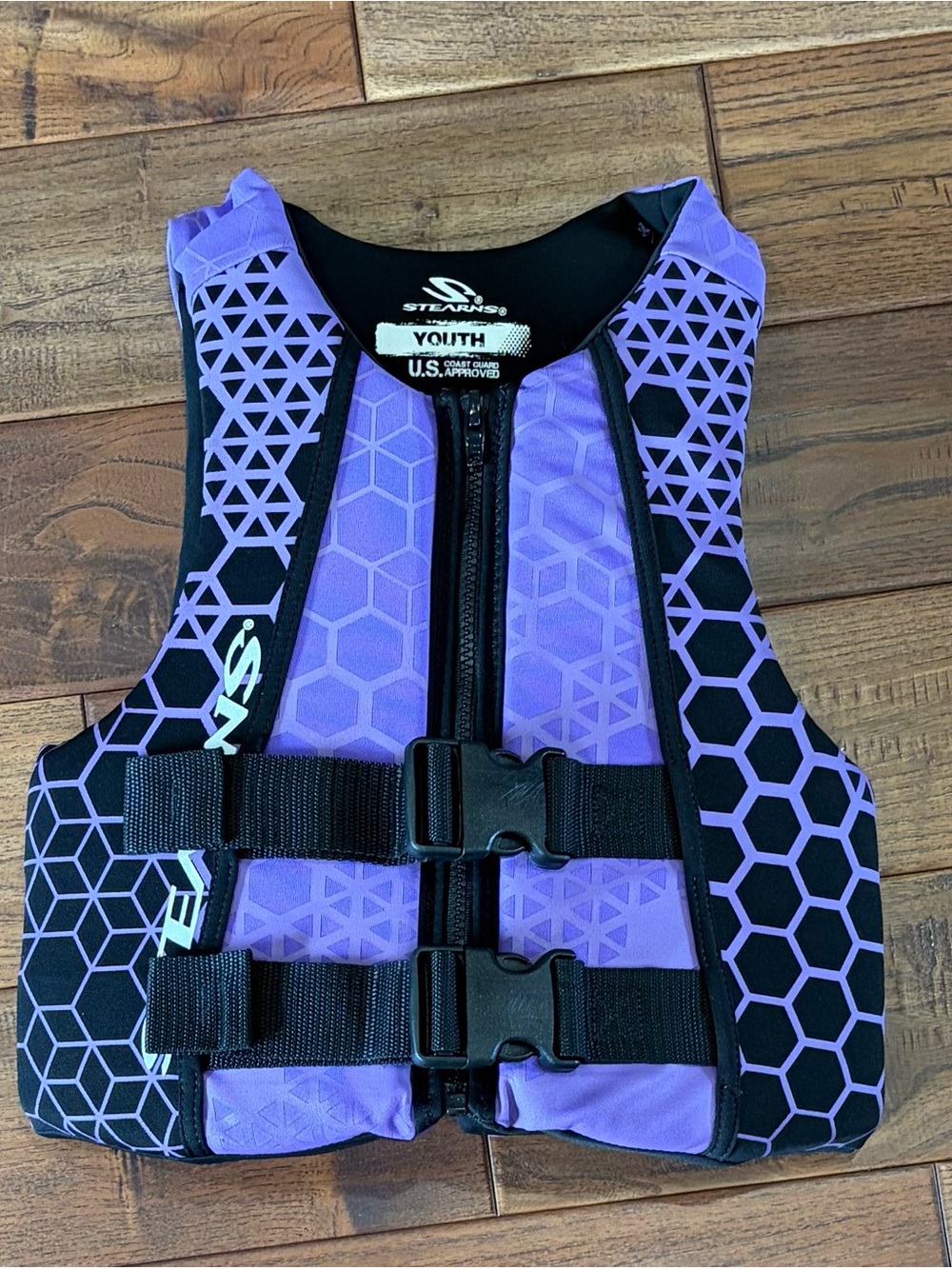 Stearns Youth Swim Vest Coverup - Purple